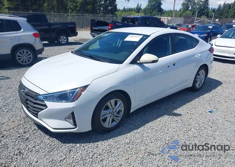 2020 Hyundai Elantra Sel z USA, uszkodzony, nr VIN 5NPD84LFXLH557460